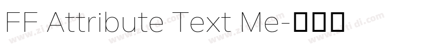 FF Attribute Text Me字体转换